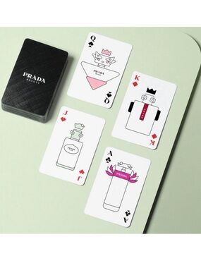 PRADA Beauty Luxury Playing Cards with Dust Bag